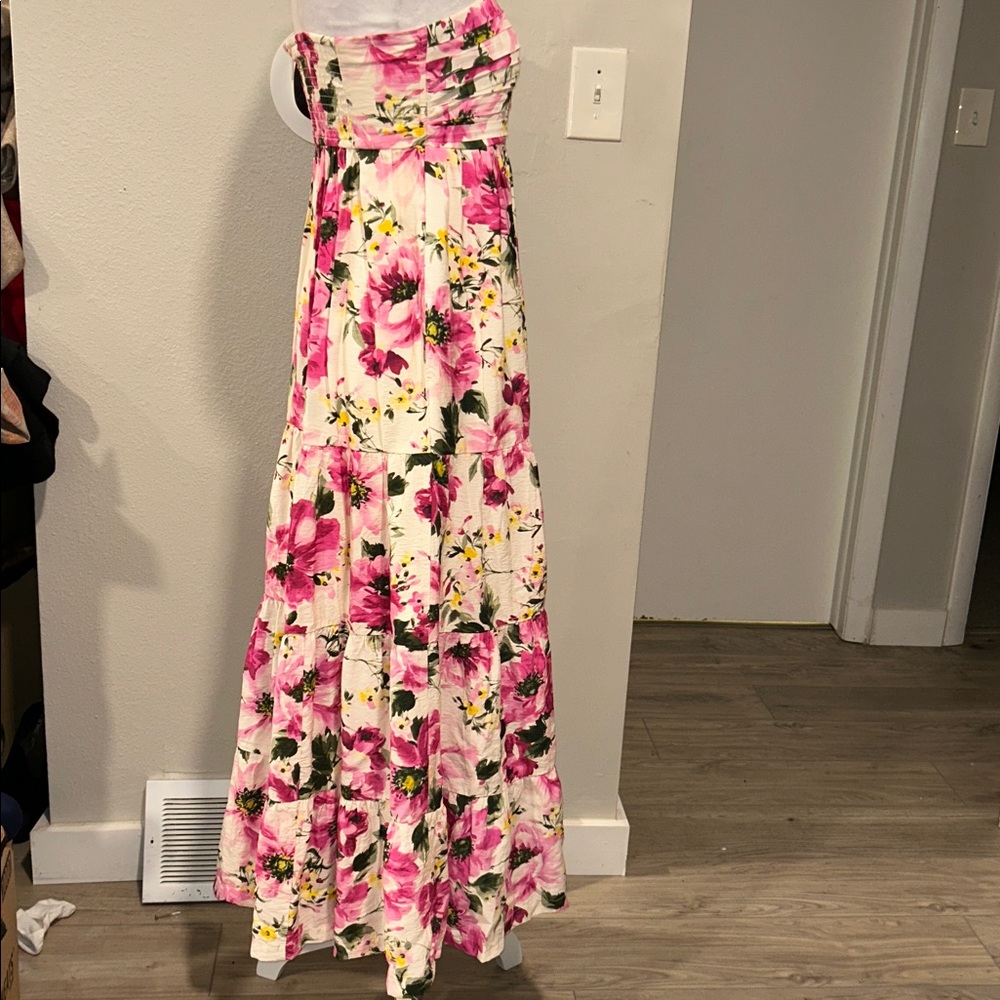 Abercrombie & Fitch Emerson Strapless Floral Maxi Dress XS - Picture 6 of 12